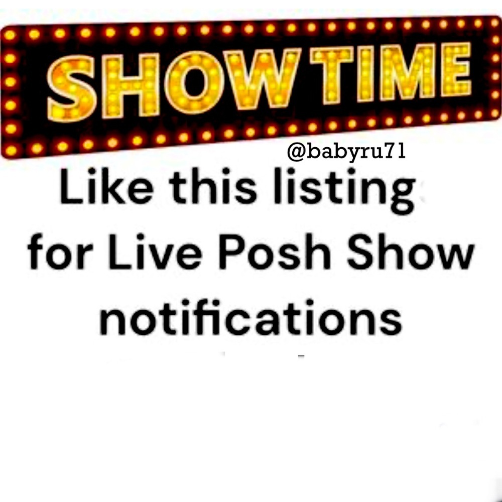 Click on the heart for a LIKE so you can be notified when I go LIVE
